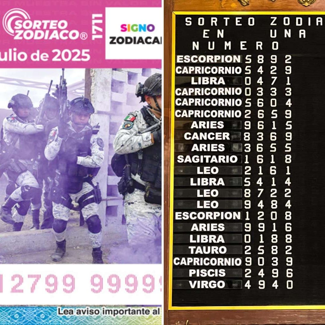 ¿Dónde Cayó Premio Mayor? Boleto Ganador de la Lotería Nacional 13 de Julio 2025 en Sorteo Zodiaco 1711