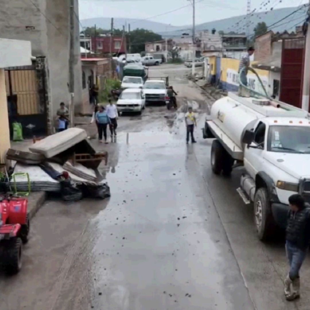 Viviendas de Jocotepec se inundan a causa de la lluvia