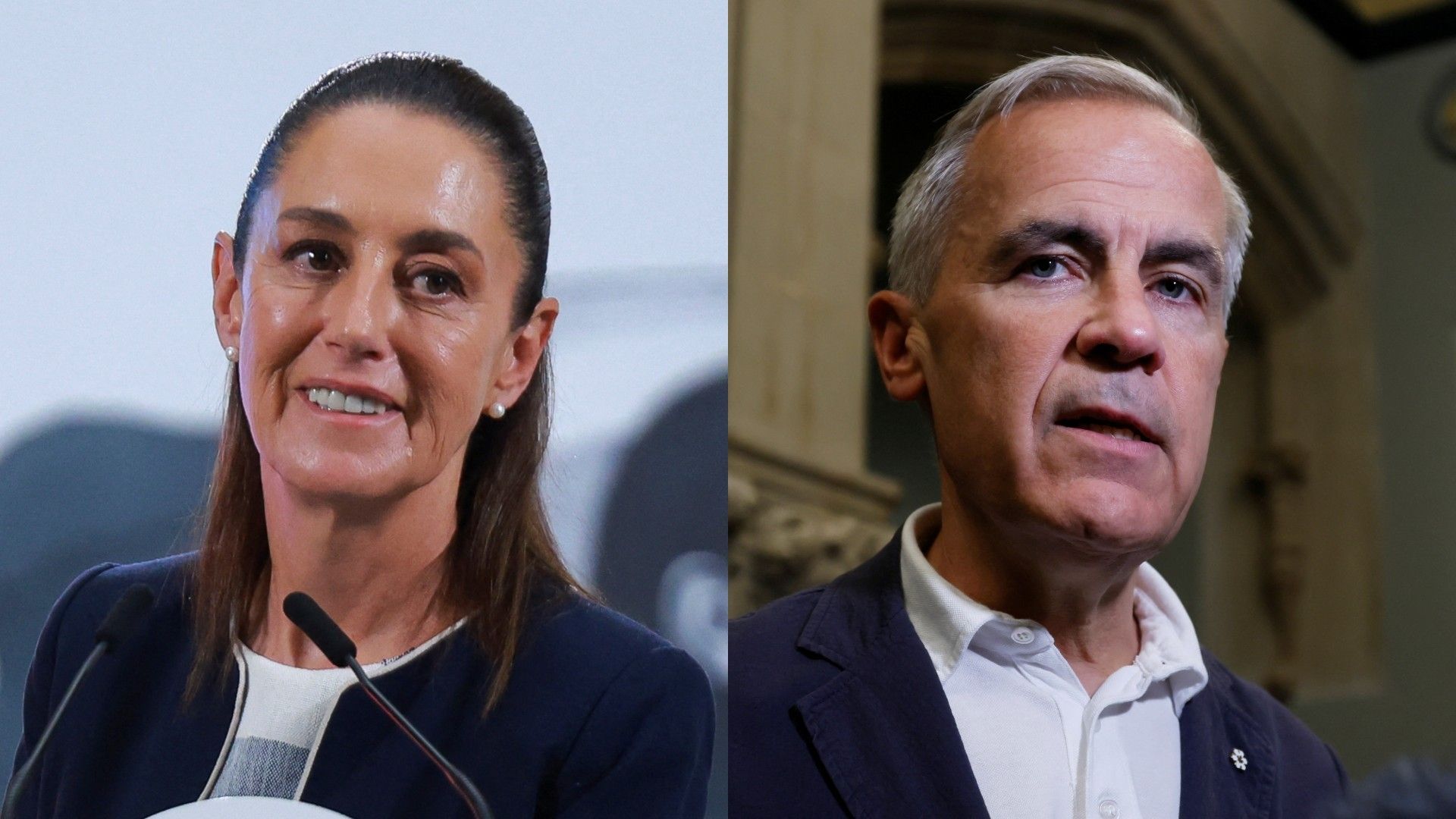 Sheinbaum Conversa Vía Telefónica con Mark Carney, Primer Ministro de Canadá