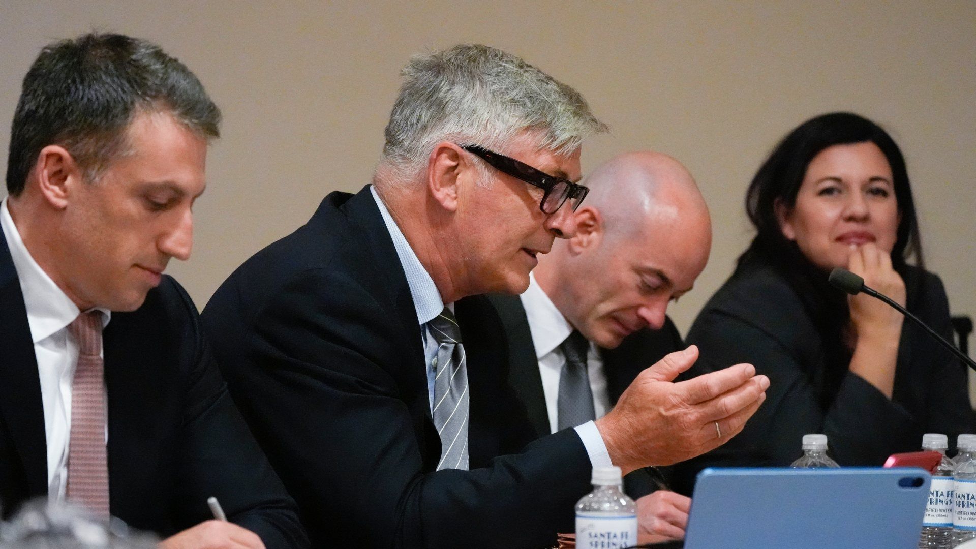 Alec Baldwin acudió a un Tribunal de Nuevo México, Estados Unidos