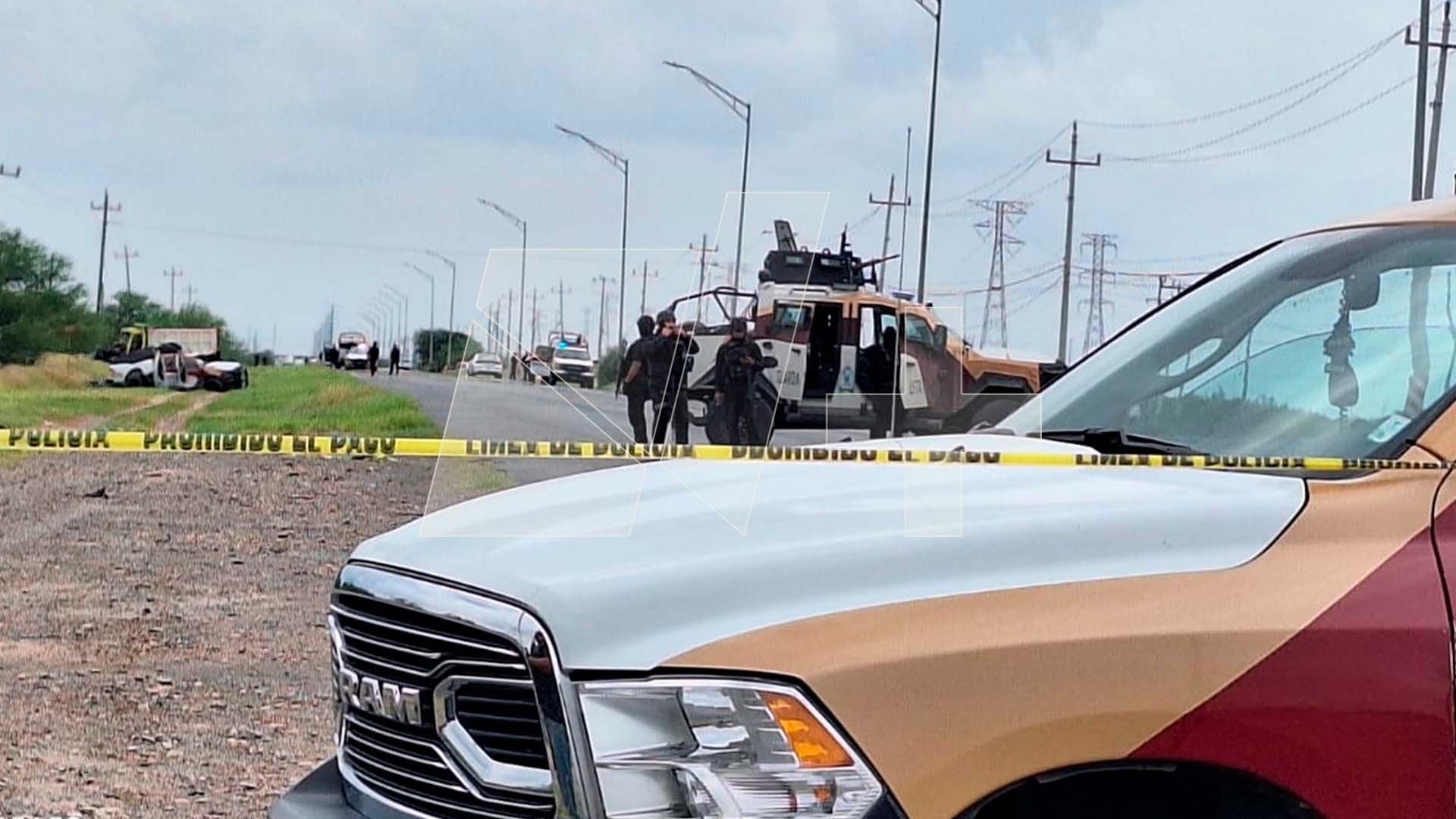 Choque entre Camión y Patrulla de Guardia Estatal Deja Dos Policías Sin Vida en Nuevo Laredo