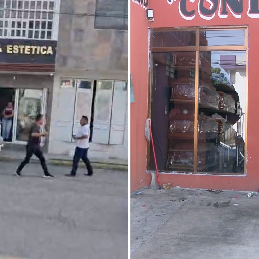 Pelea en la Calle entre Trabajadores de Funerarias por Disputa de un Servicio en Puebla
