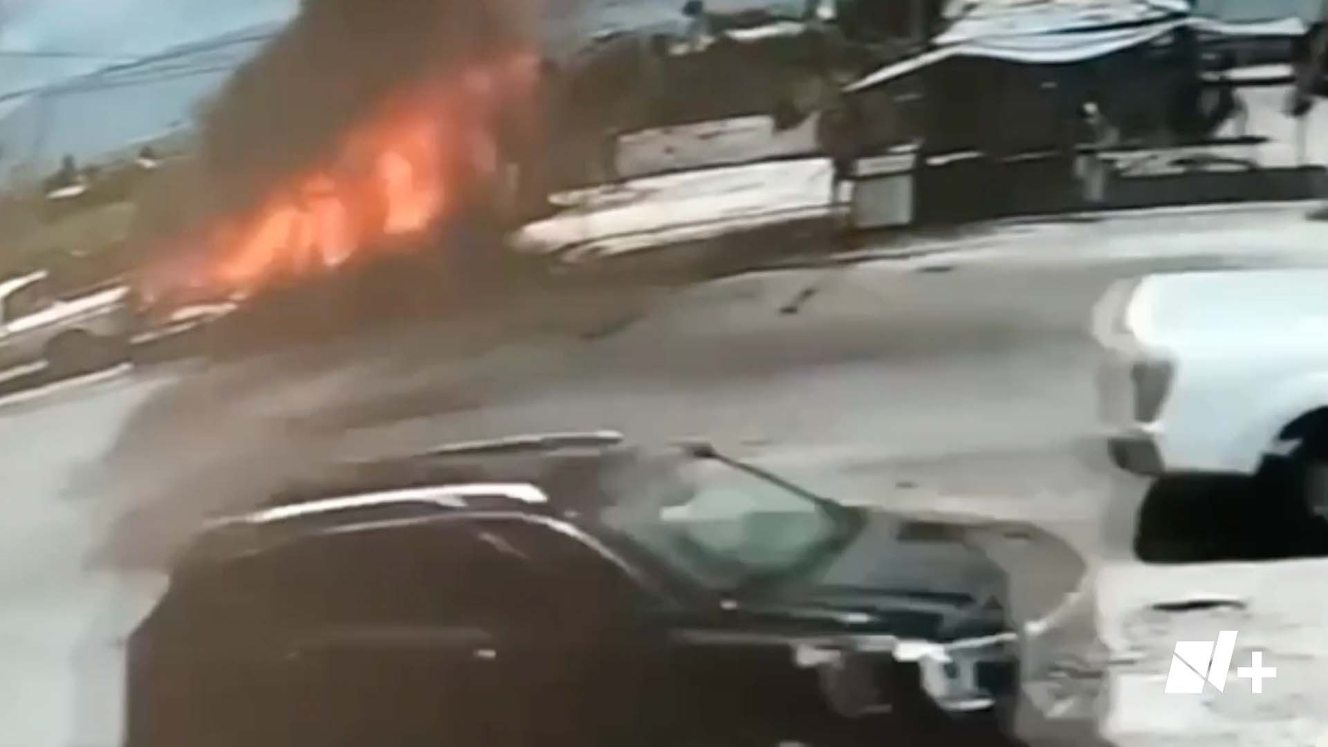Cámaras Captan Momento de la Explosión en un Puesto de Carnitas en Saltillo