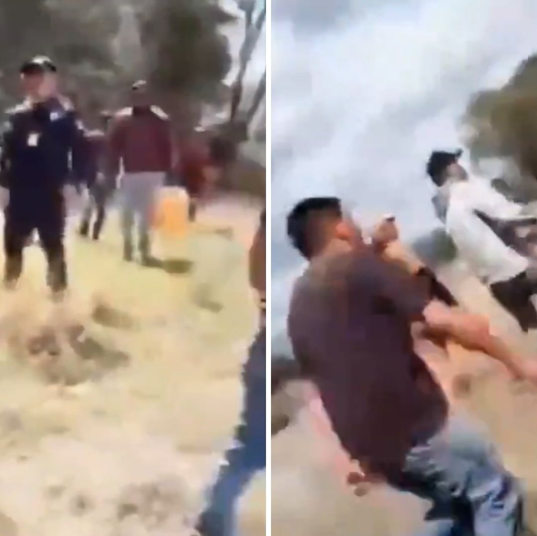 Fueron Desarmados y Agredidos Policías en San Juan Tepulco de Acajete en Puebla