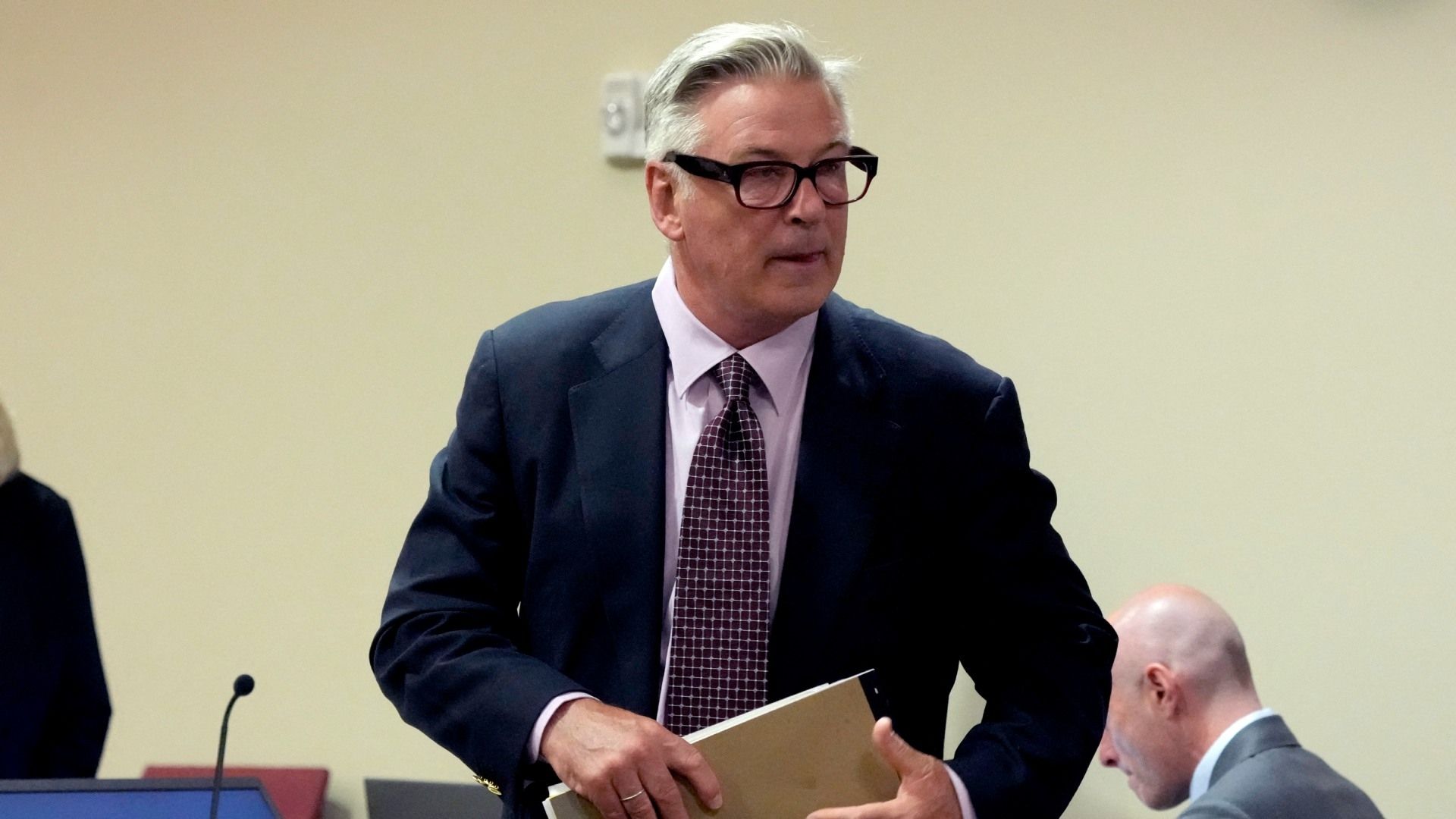 El actor Alec Baldwin durante alegatos de juicio