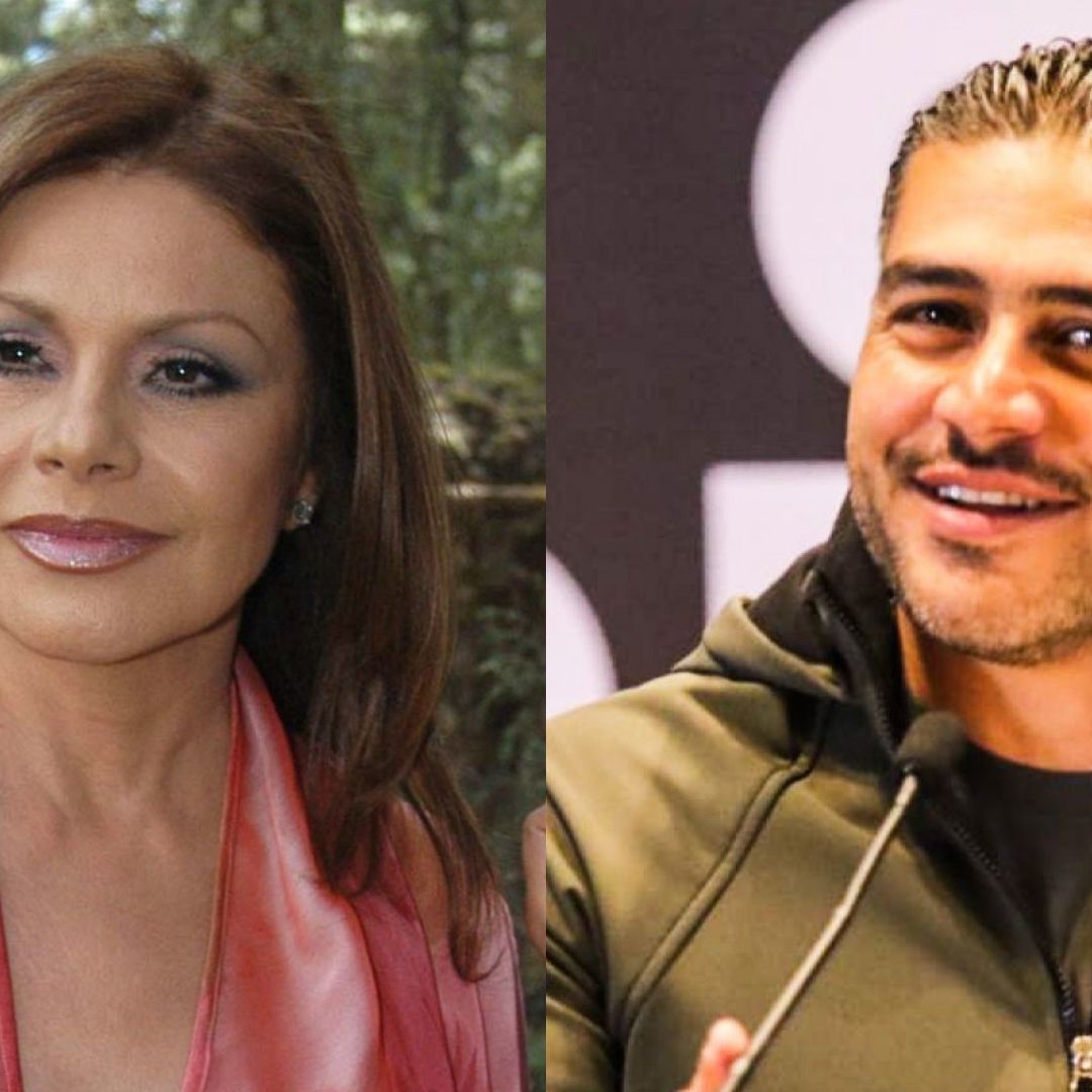 María Sorté, suegra de México, y su hijo Omar García Harfuch
