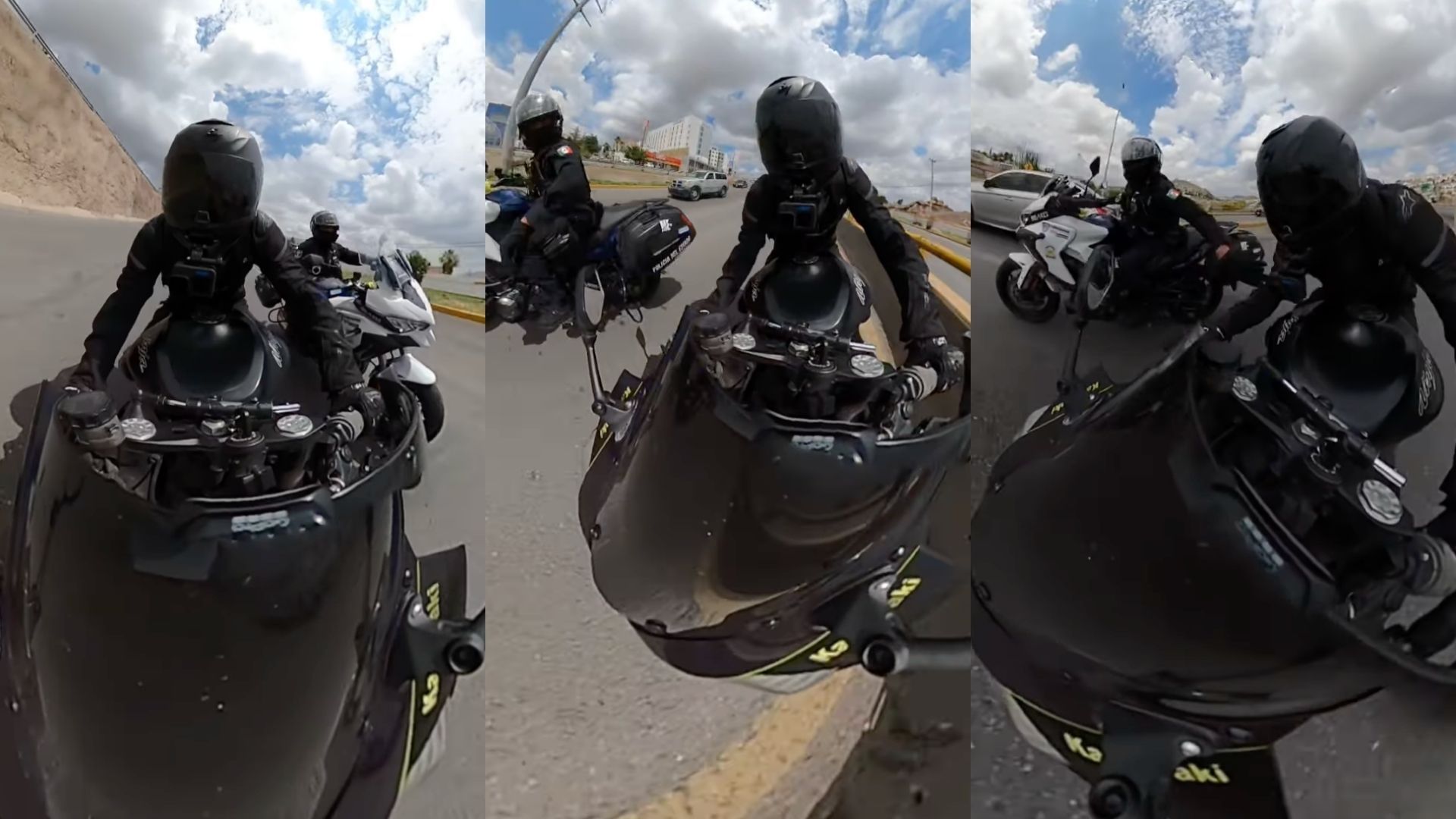Motociclista Graba su Persecución en Periférico de Chihuahua y se Vuelve Viral