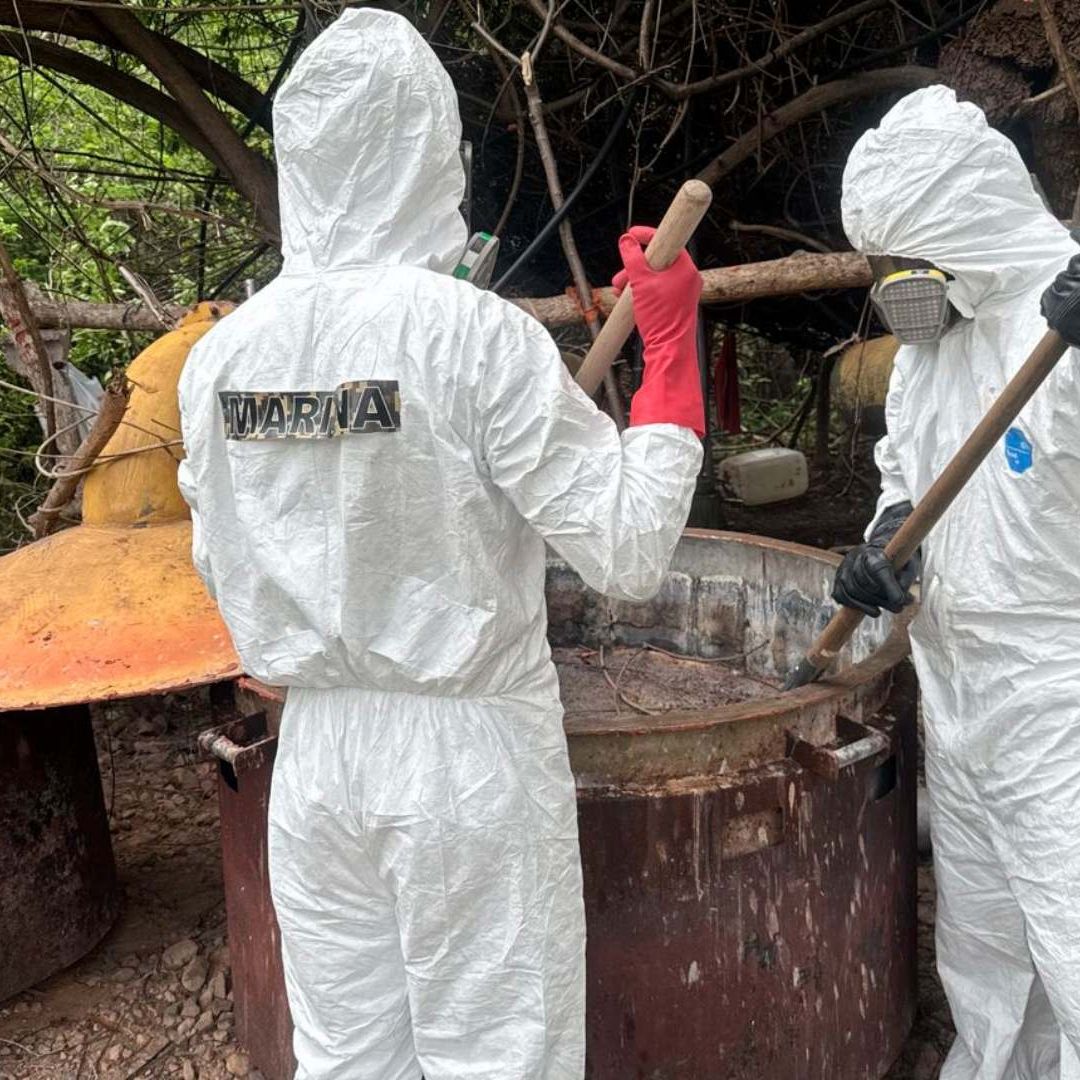 Narcolaboratorio en Culiacán, Sinaloa