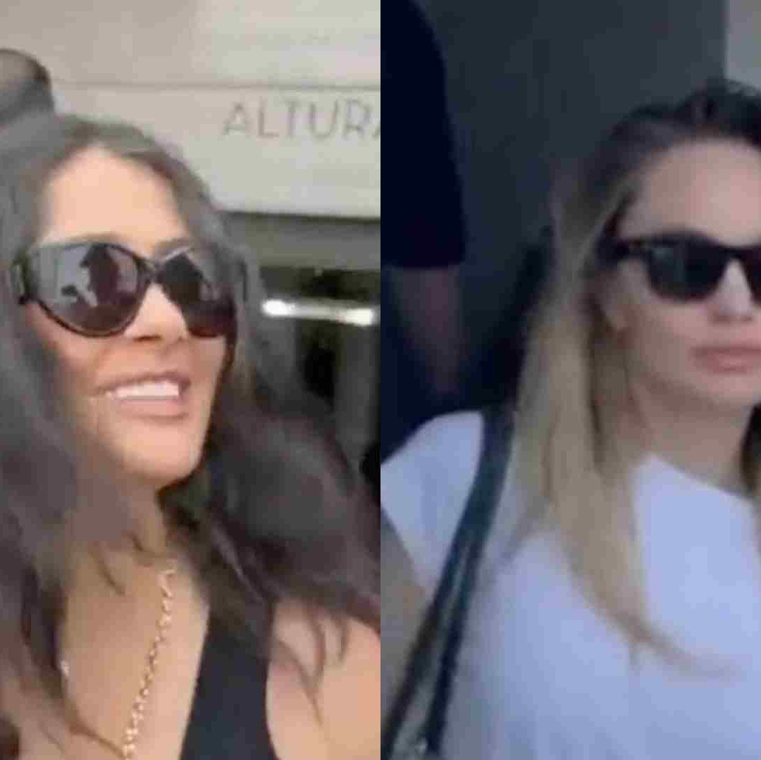 Las actrices fueron a desayunar a un reconocido café de Veracruz, vigiladas de sus escoltas.