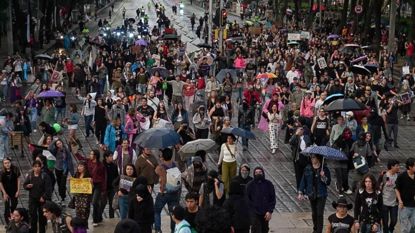 Ruta de marcha contra gentrificación 20 de julio 2025