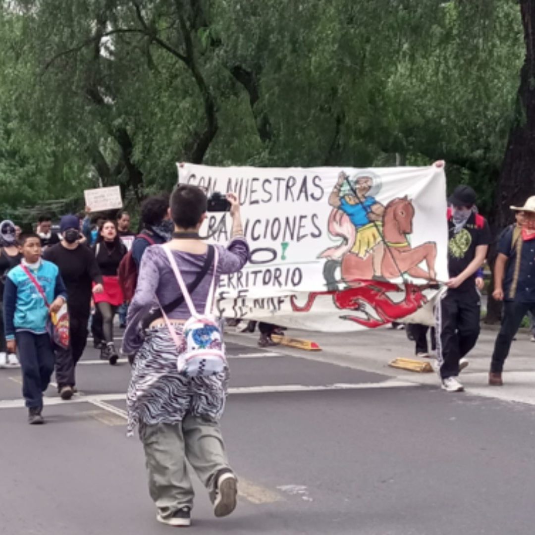 Así avanza Marcha contra Gentrificación en CDMX