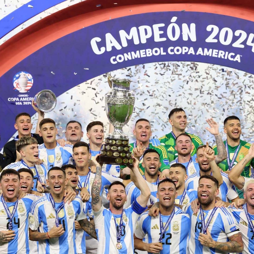 Argentina, que perdió por lesión a Lionel Messi y Colombia, que se quedó sin James Rodríguez empataron 0-0 en los 90 minutos y en la final de la Copa América de Estados Unidos 2024