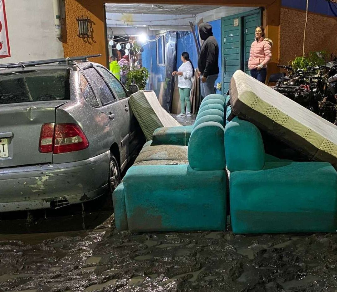 Así quedaron las calles tras las inundaciones al sur de la ciudad