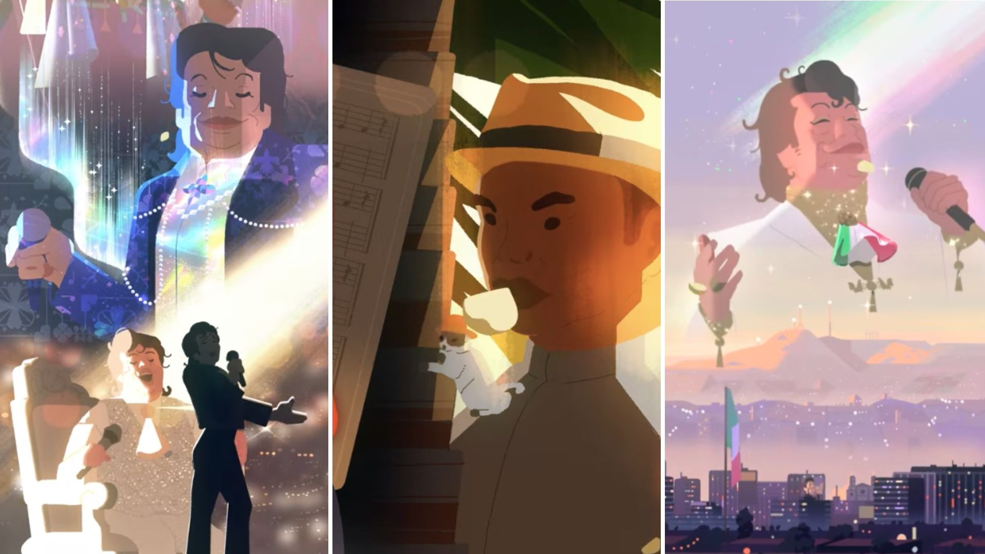 Al Ritmo del 'Noa Noa', Google Rinde Homenaje a Juan Gabriel con Emotivo Doodle