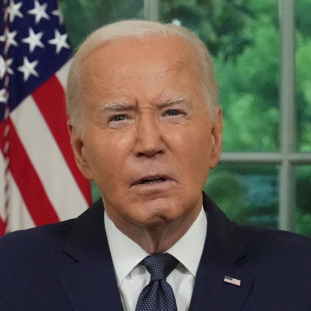 Joe Biden durante un mensaje desde la Casa Blanca