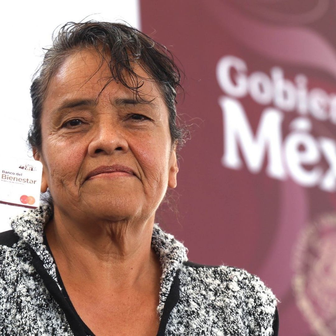 Beneficiaria del apoyo mujeres 60 a 62 años de edad de la Pensión Bienestar 2025