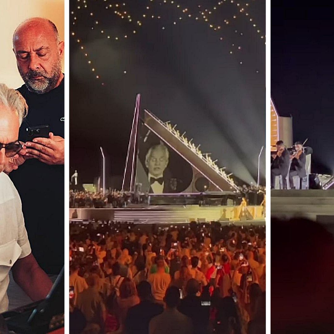 Nodal Canta con Andrea Bocelli en Magno Concierto por 30 Años de Carrera del Tenor