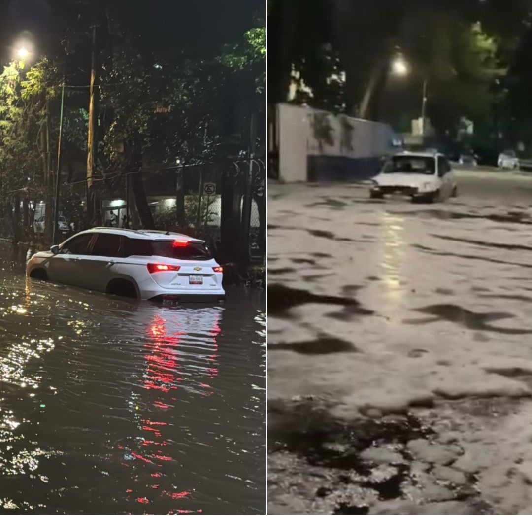 Fuertes Lluvias y Caída de Granizo en el Sur de la CDMX Hoy; Activan Alerta Naranja y Amarilla