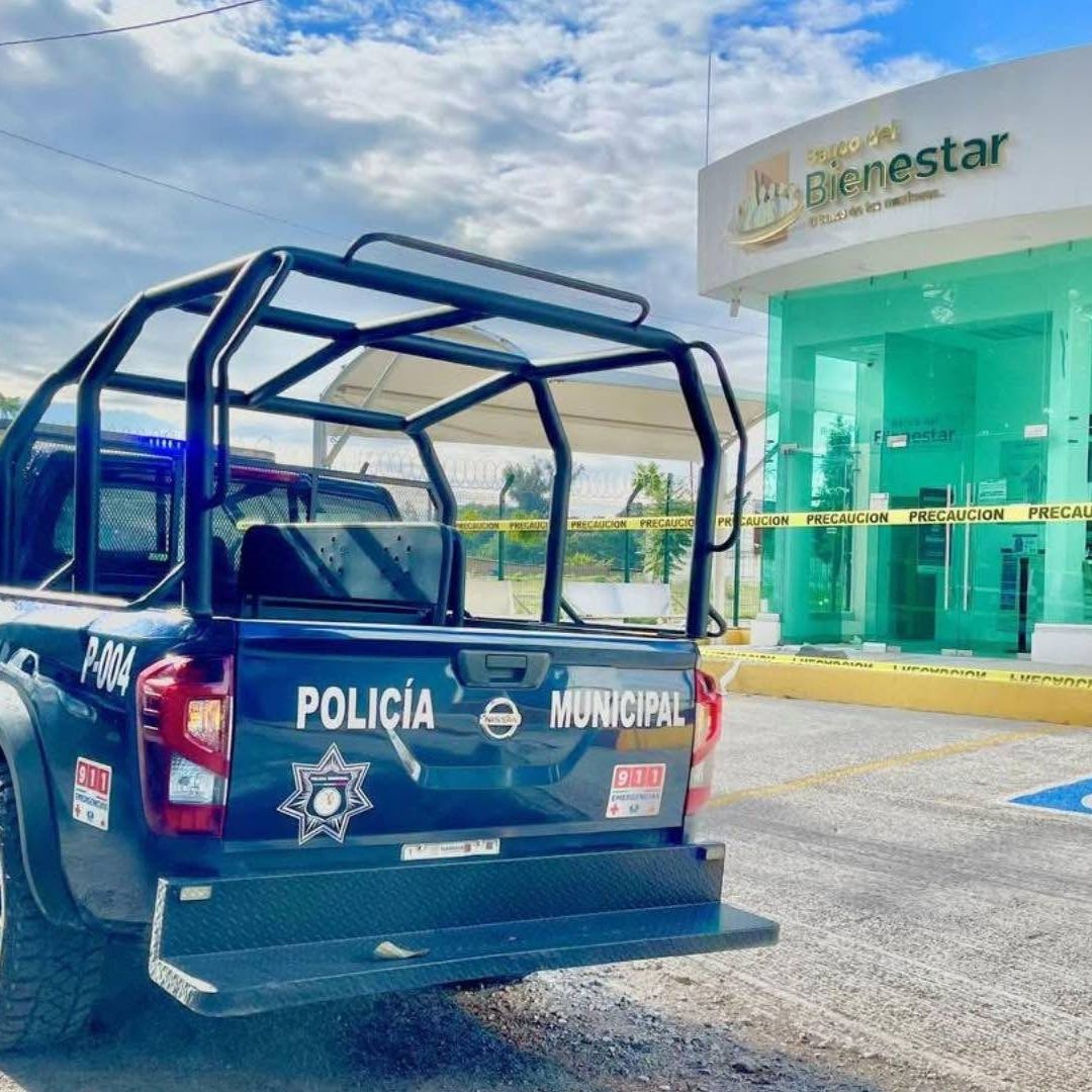 Robo Cajero Automático del Banco Bienestar en Mazatecochco Tlaxcala