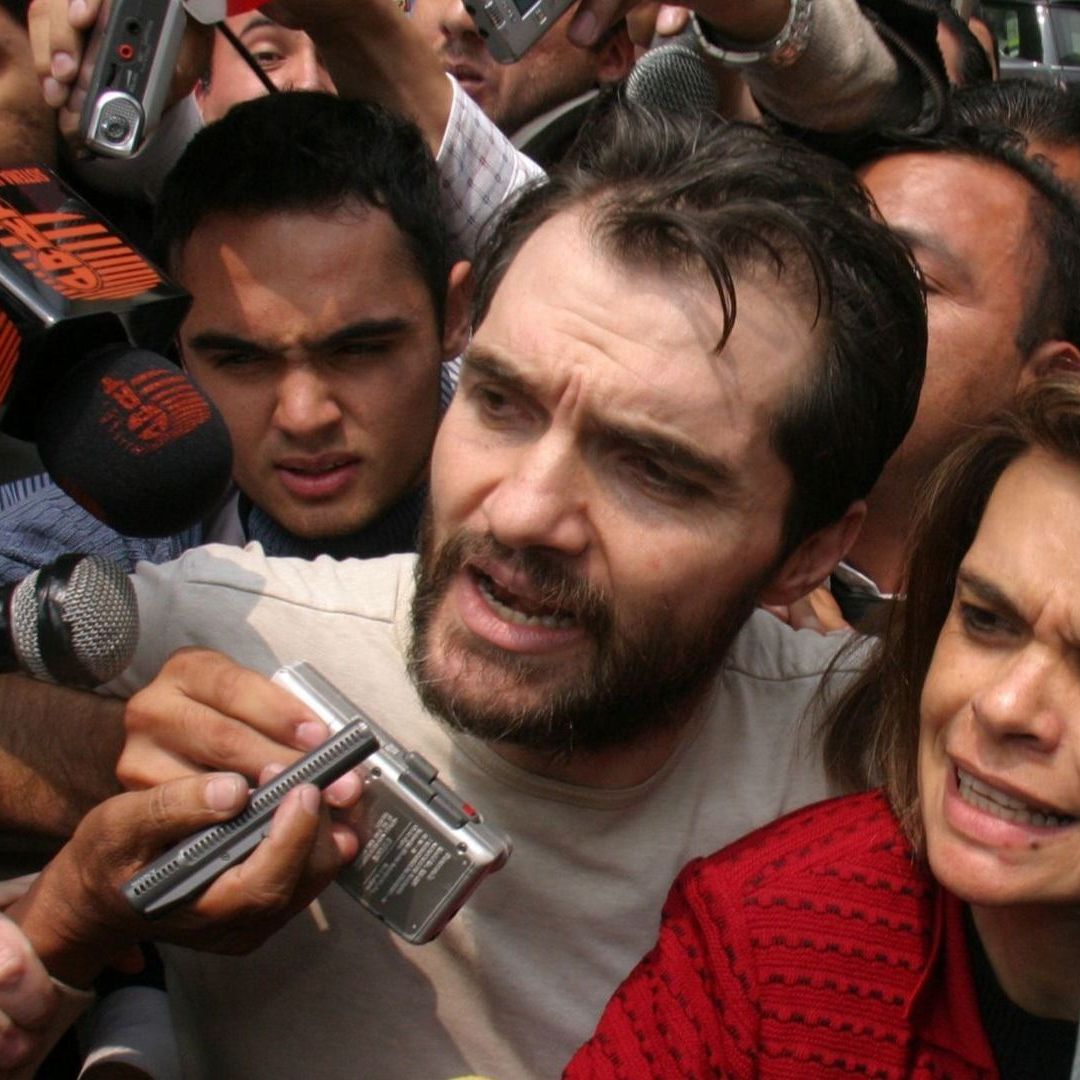 Carlos Ahumada a su salida del reclusorio en 2007.