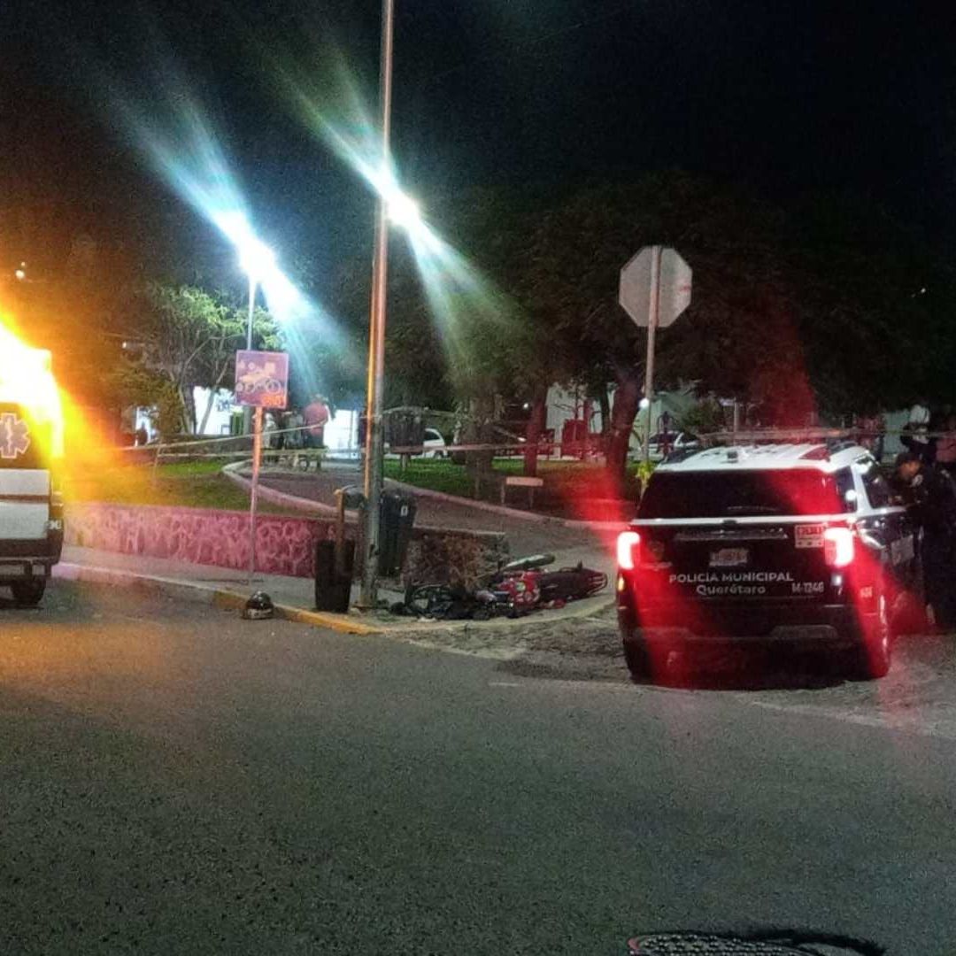 Motociclista Pierde la Vida en Querétaro