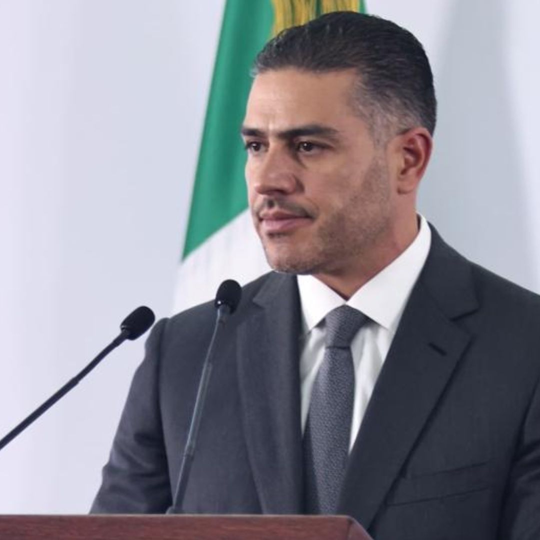 Omar García Harfuch habla en conferencia de prensa