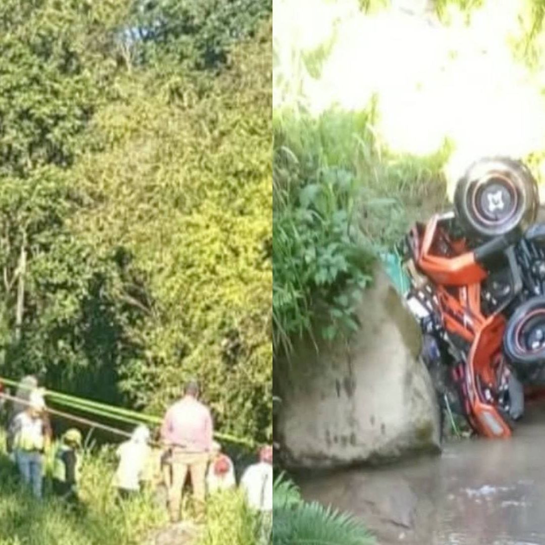 Accidente Cuatrimoto Mueren Madre e Hija Coscomatepec Veracruz Menor Dos Años Sobrevive
