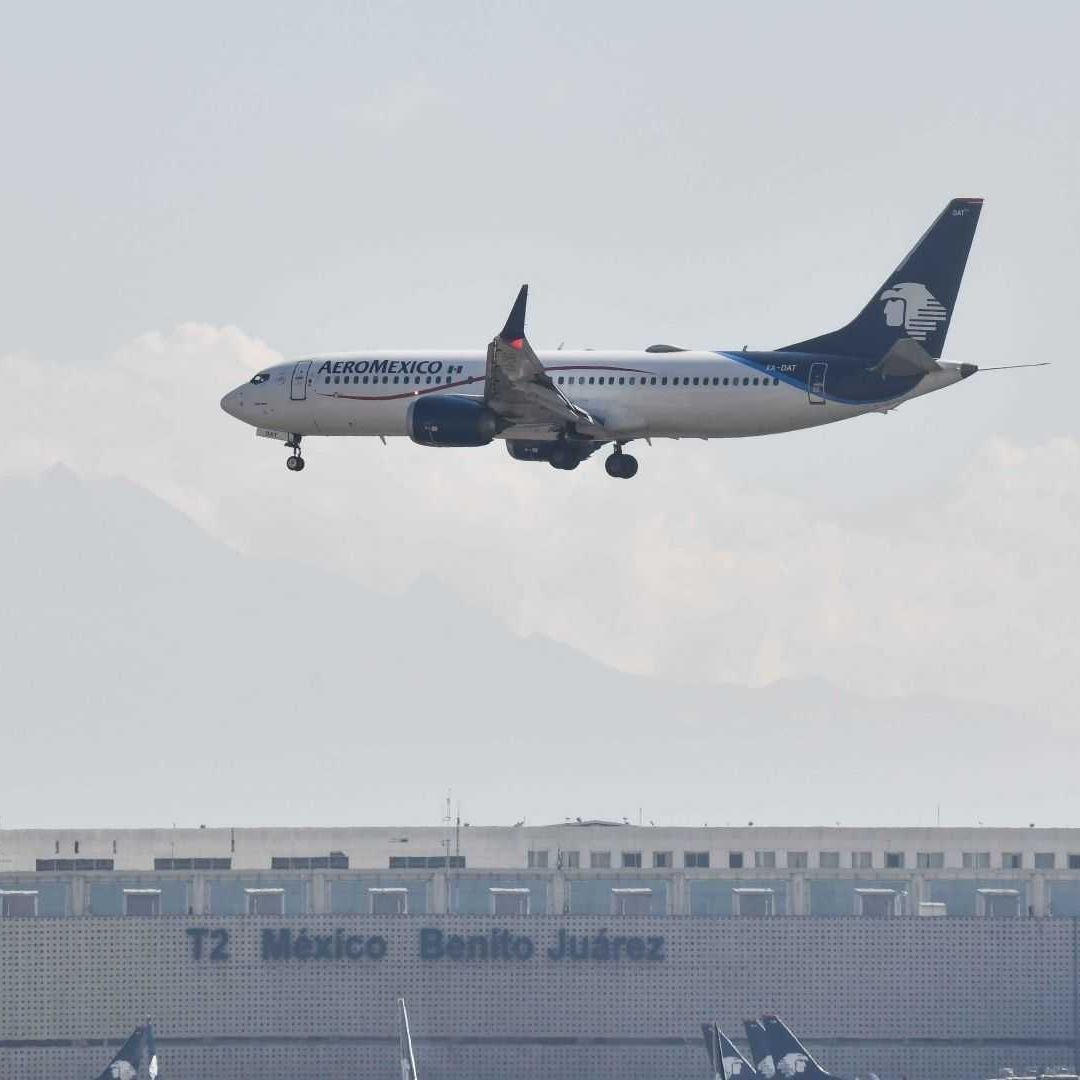 Avión de Aeroméxico casi choca con uno de Delta en el AICM