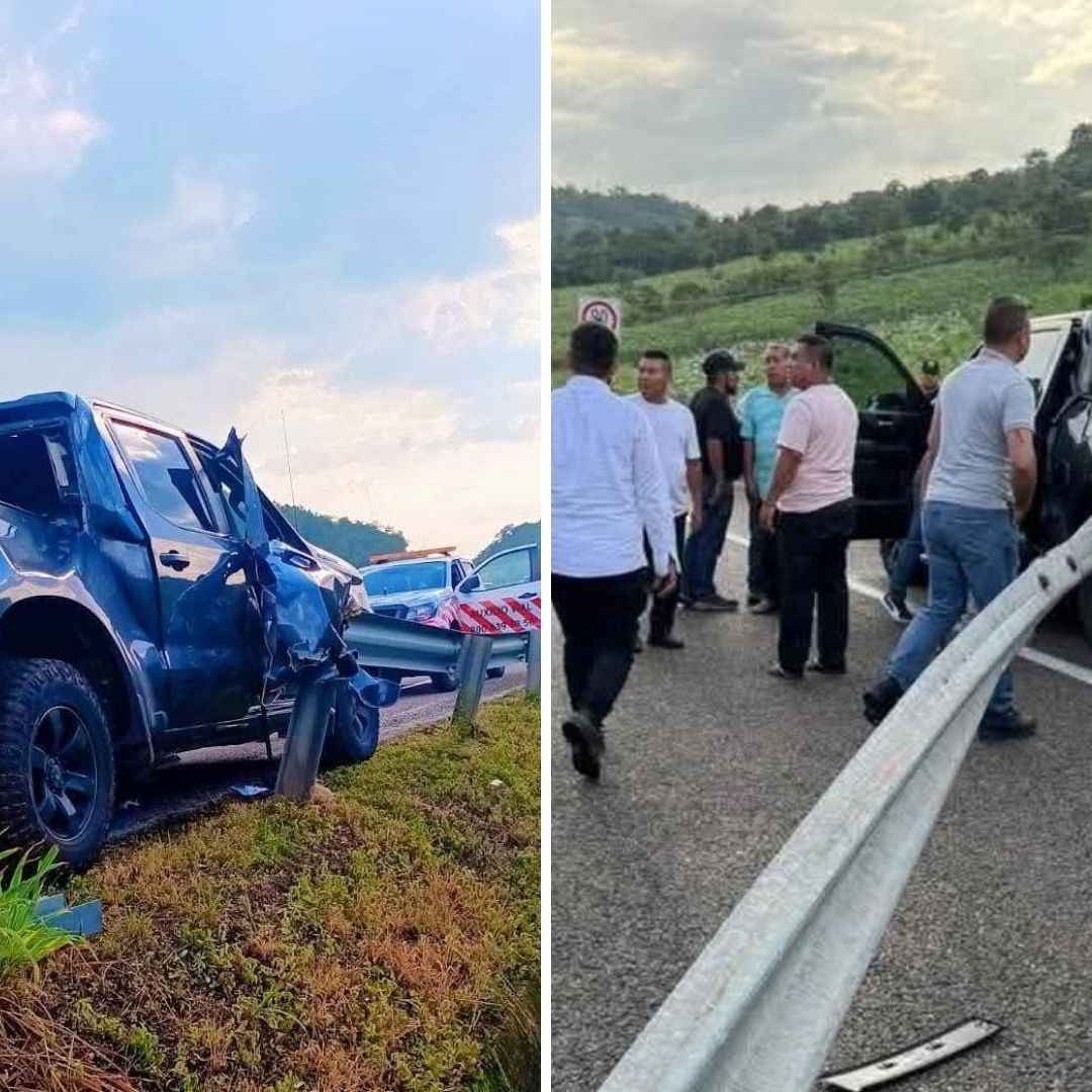 Familia Muere Atravesada por Barra Metálica de Contención tras Choque en Chiapas