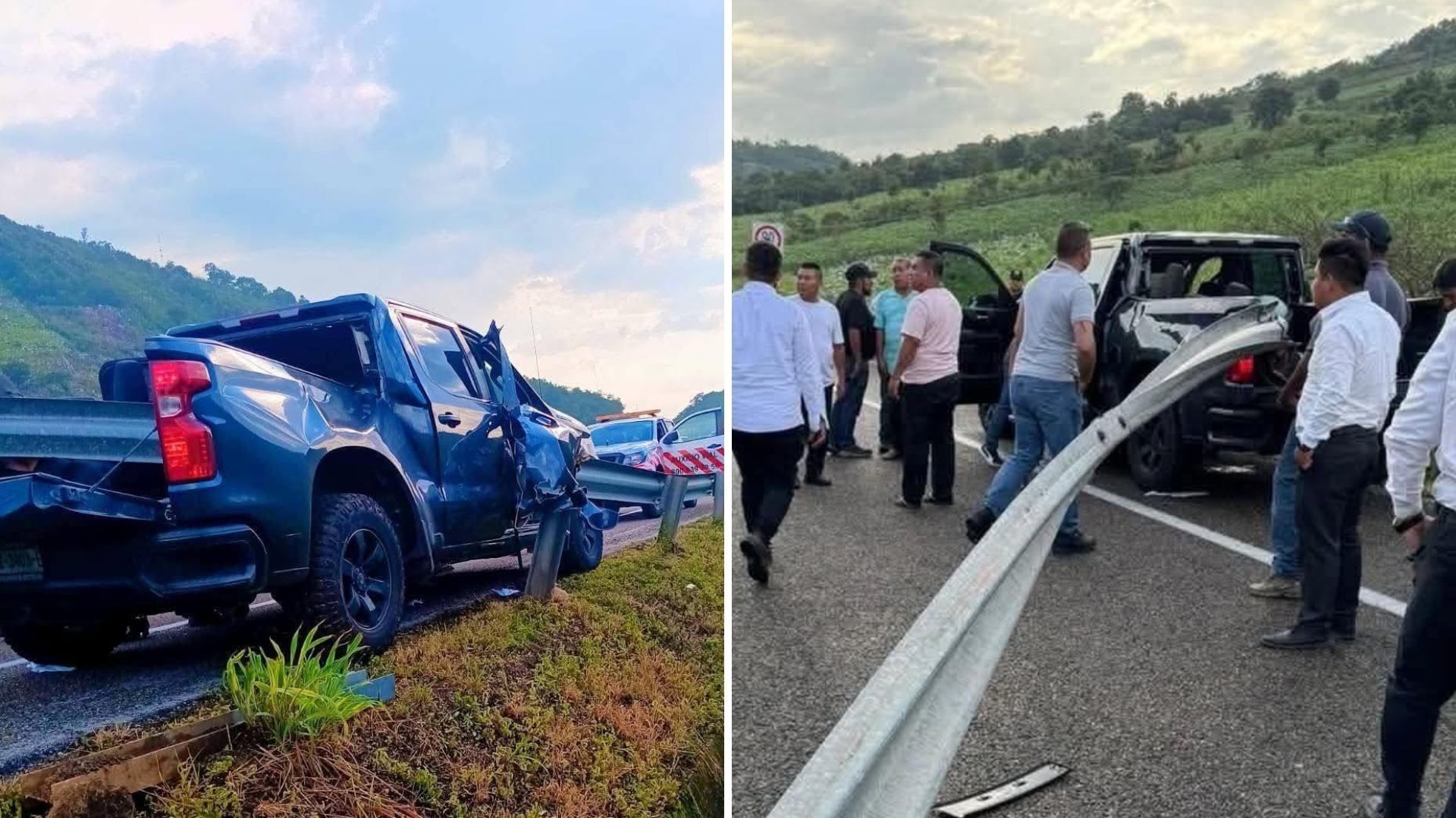 Familia Muere Atravesada por Barra Metálica de Contención tras Choque en Chiapas