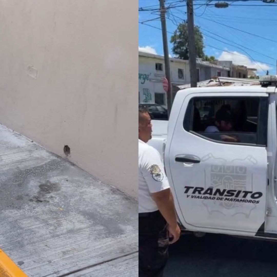 Conductor Pierde el Control y Prensa a Mujer Contra una Pared en Matamoros
