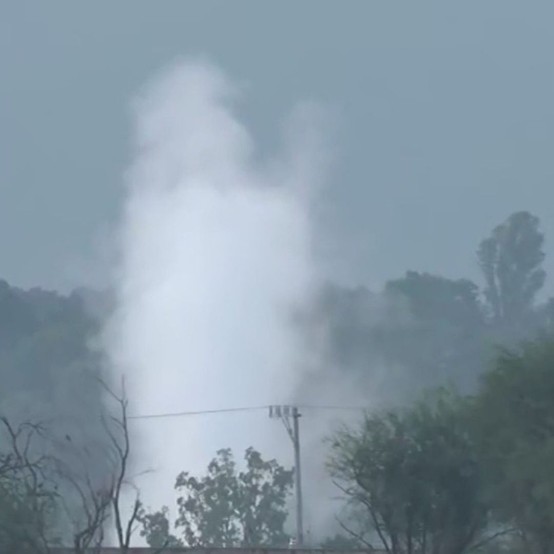Pobladores de La Mezquitera fueron evacuados por una fuga de combustible.