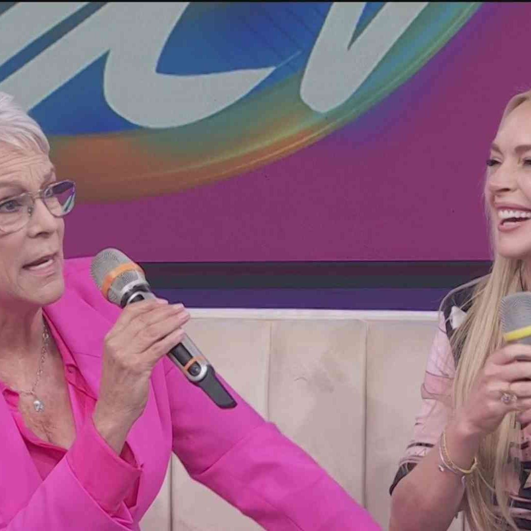 Lindsay Lohan y Jamie Lee Curtis en el Programa Hoy