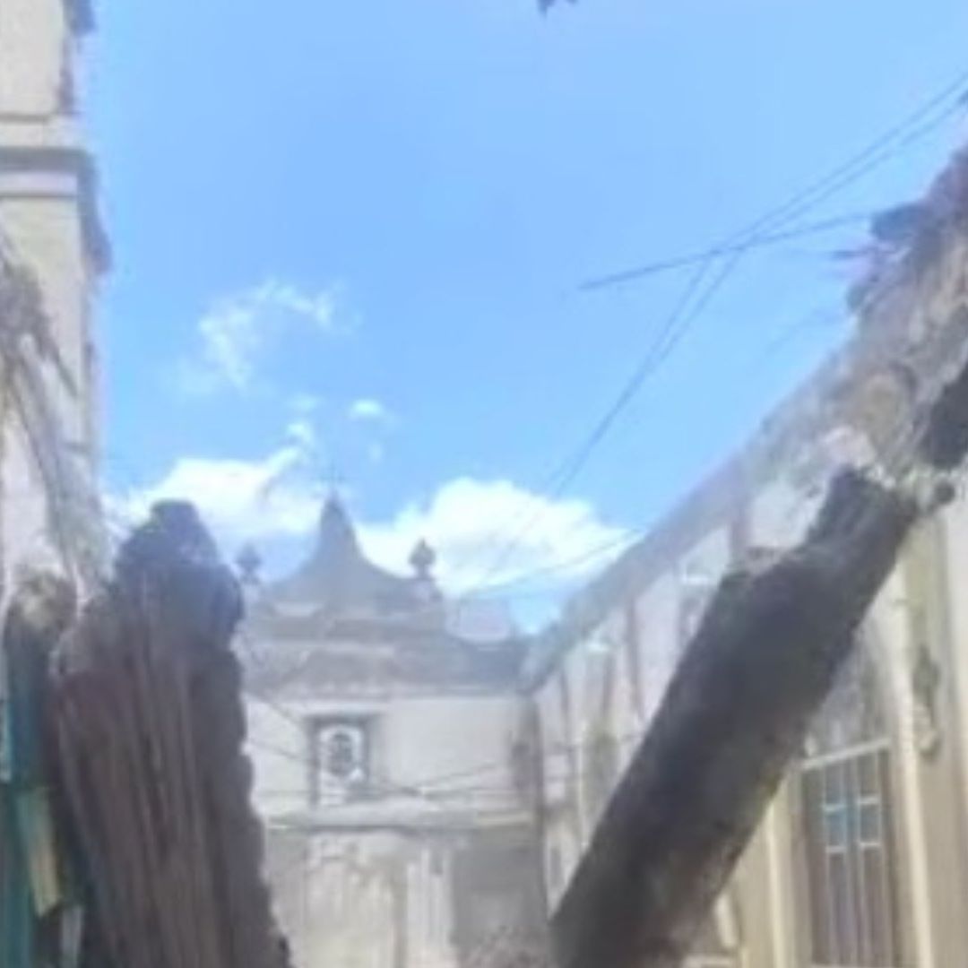 Colapsa Techo en Iglesia de Cerralvo, Nuevo León