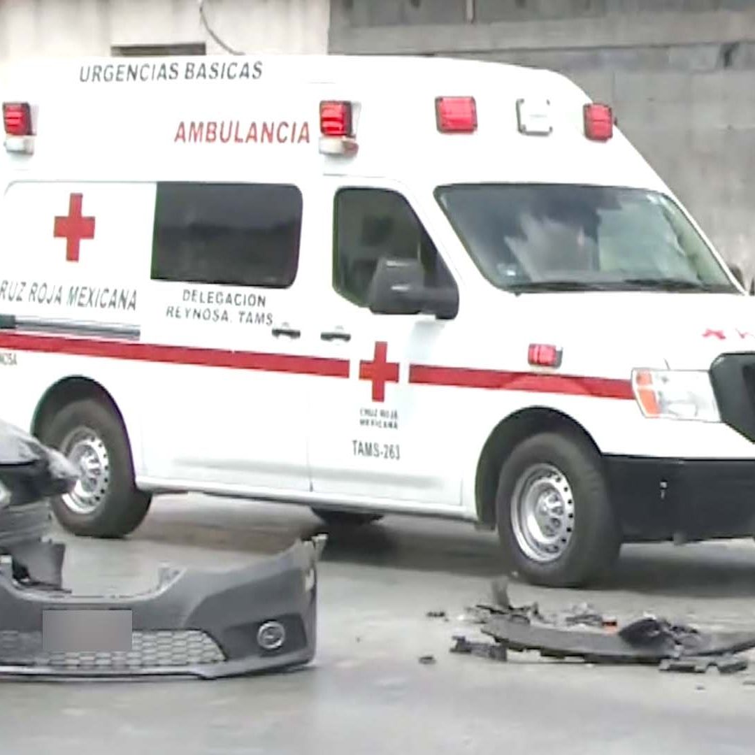 Repartidor en Motocicleta Resulta Lesionado Tras Ser Atropellado en Reynosa