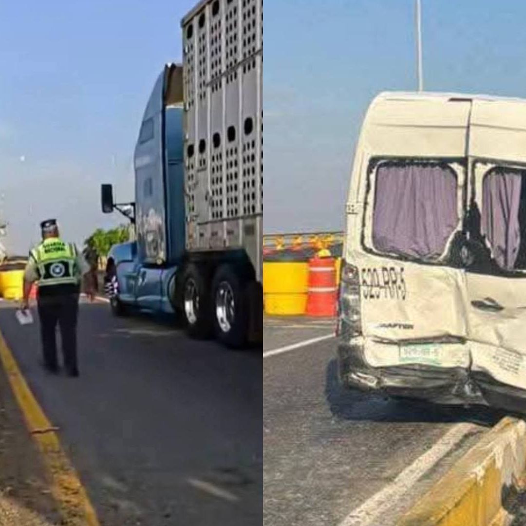 Accidente Tráiler Impacta Turistas Quintana Roo Autopista Nuevo Teapa Cosoleacaque Coatzacoalcos Sur Veracruz Lesionados