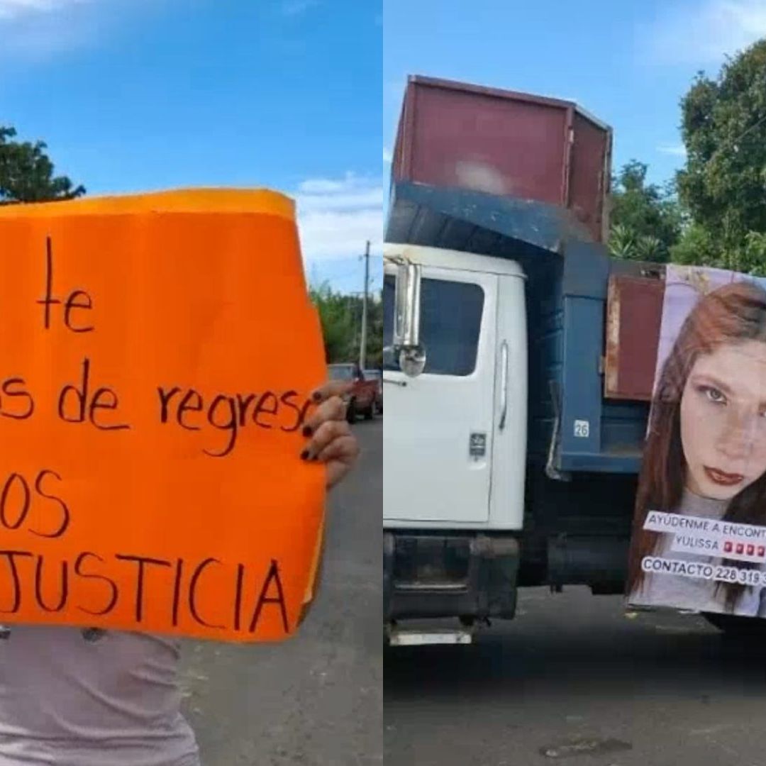 Habitantes de Totutla exigen la aparición con vida de Yulissa Sánchez Carbajal, de 16 años de edad, quien desapareció el pasado 17 de julio.