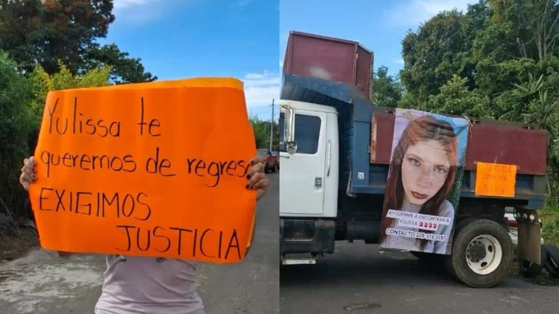 Habitantes de Totutla exigen la aparición con vida de Yulissa Sánchez Carbajal, de 16 años de edad, quien desapareció el pasado 17 de julio.