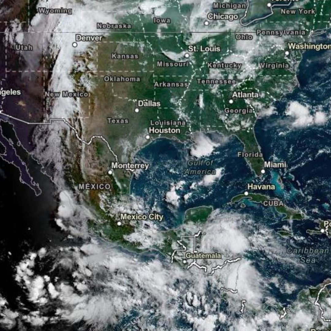 Mapa de los fenómenos meteorológicos que afectan las costas de México