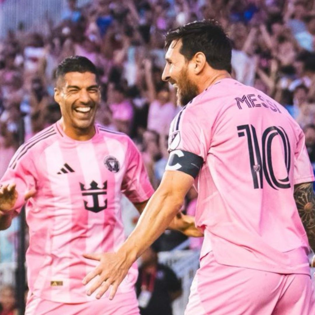 Lionel Messi y Luis Suárez encabezan el ataque del Inter Miami ante el Atlas en la Leagues Cup 2025.