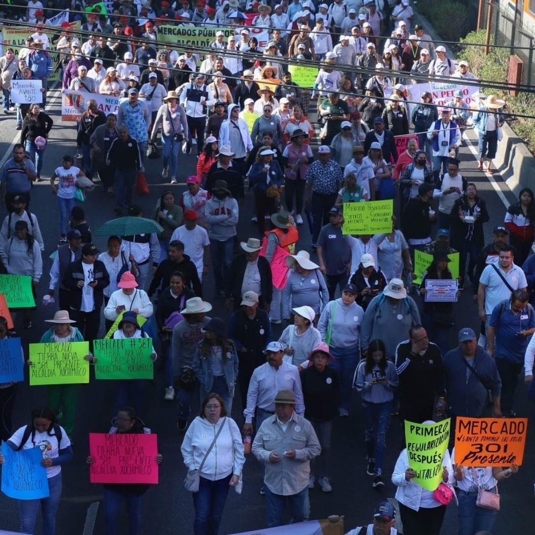 marcha comerciantes mercados publicos cdmx