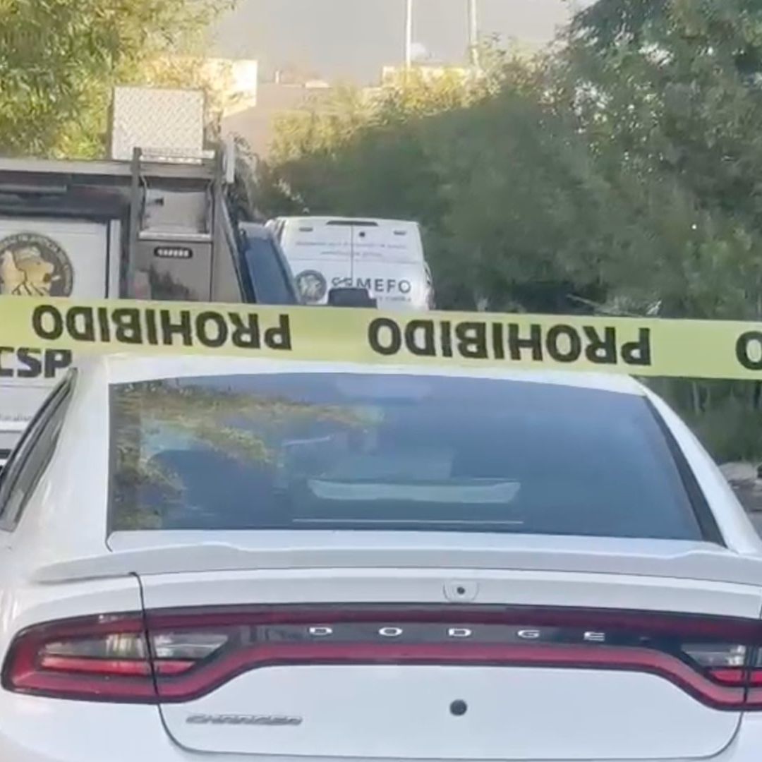 Zona acordonada por homicidio en colonia Praderas de Torreluna