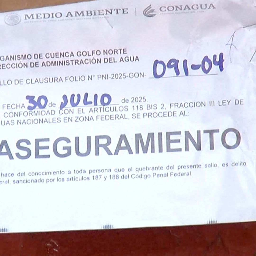 Sellan Colegio de Ciudad Victoria por Presunta Invasión del Río San Marcos