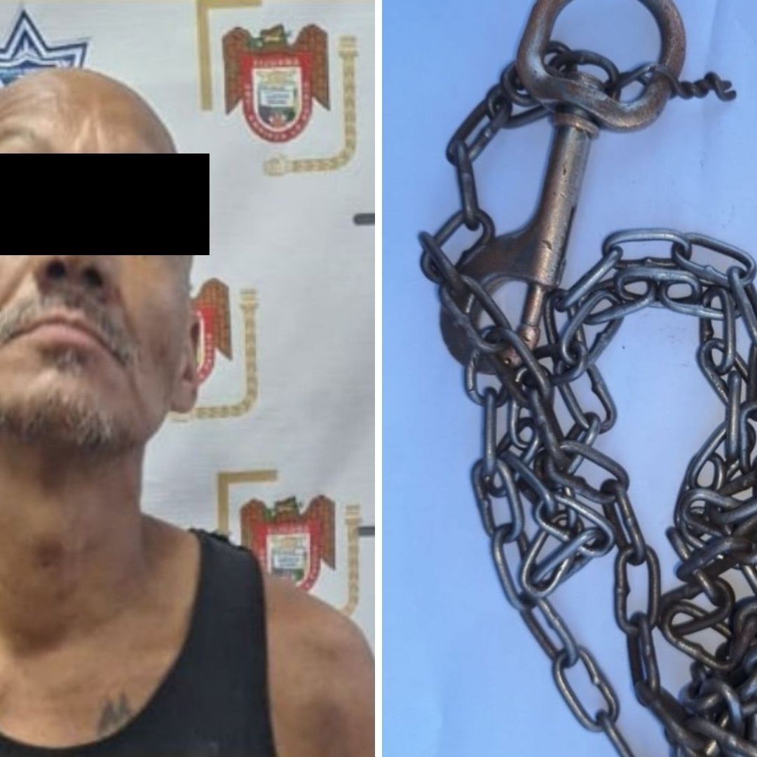 Detienen a Hombre Caminando por la Calle con Perro Husky Sin Vida en su Espalda en BC