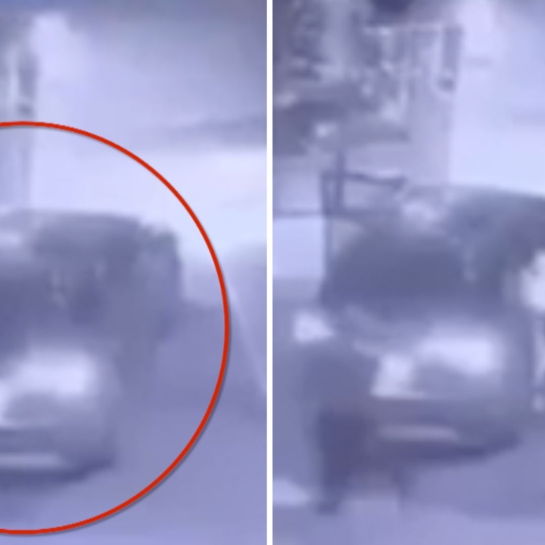 Roban Camioneta a Familia en el Estacionamiento del Hotel Donde se Iban a Quedar. Foto: Franco Arteaga | N+