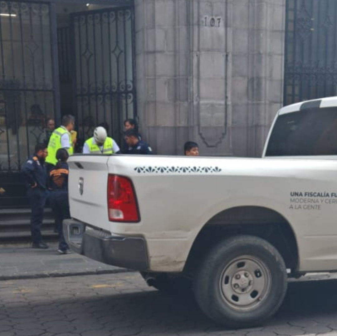Muerto por Infarto en Oficinas del Ayuntamiento de Puebla en el Centro Histórico