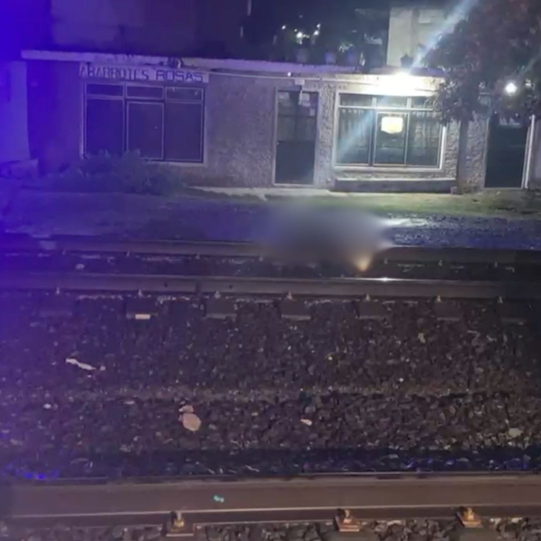 Mujer muere arrollada por tren en Ciudad Mendoza