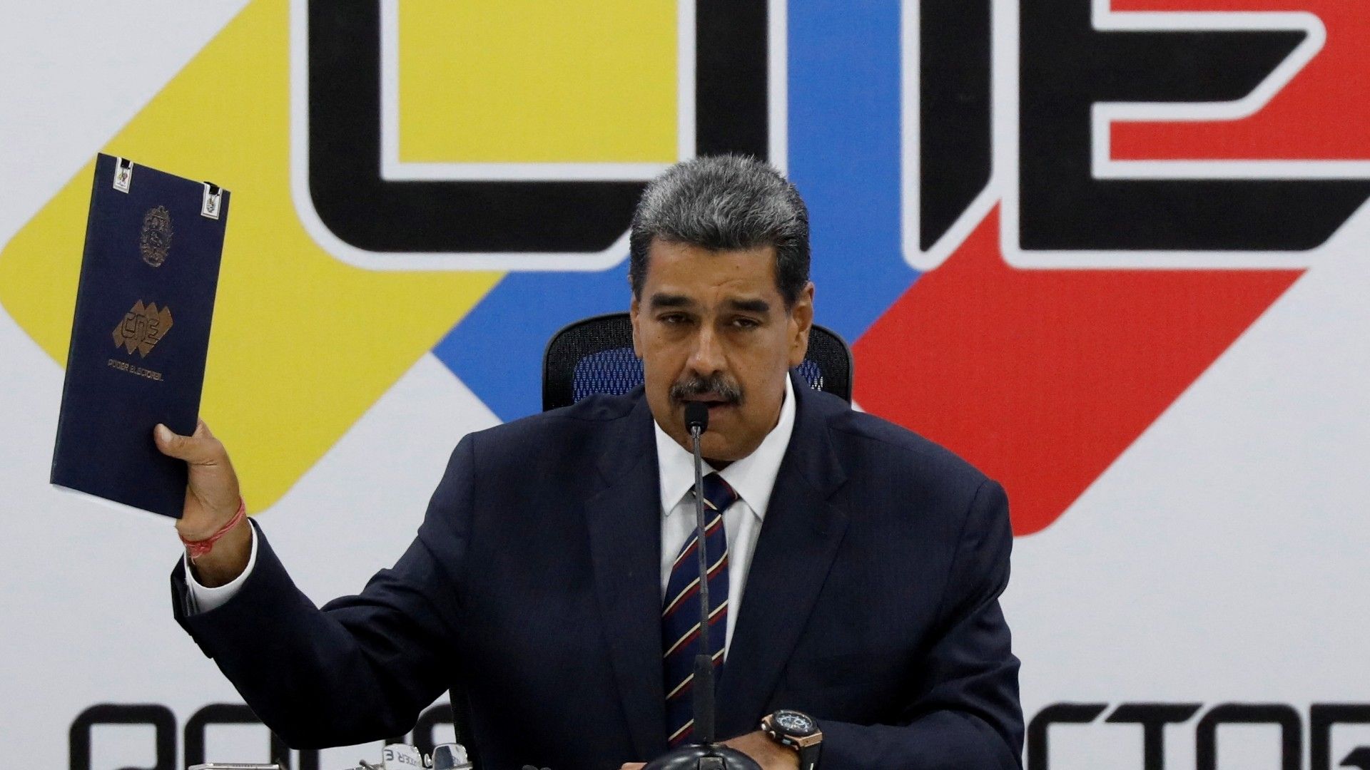 Autoridades del Consejo Nacional Electoral de Venezuela proclamaron hoy 29 de julio de 2024 a Nicolás Maduro como ganador de las elecciones presidenciales