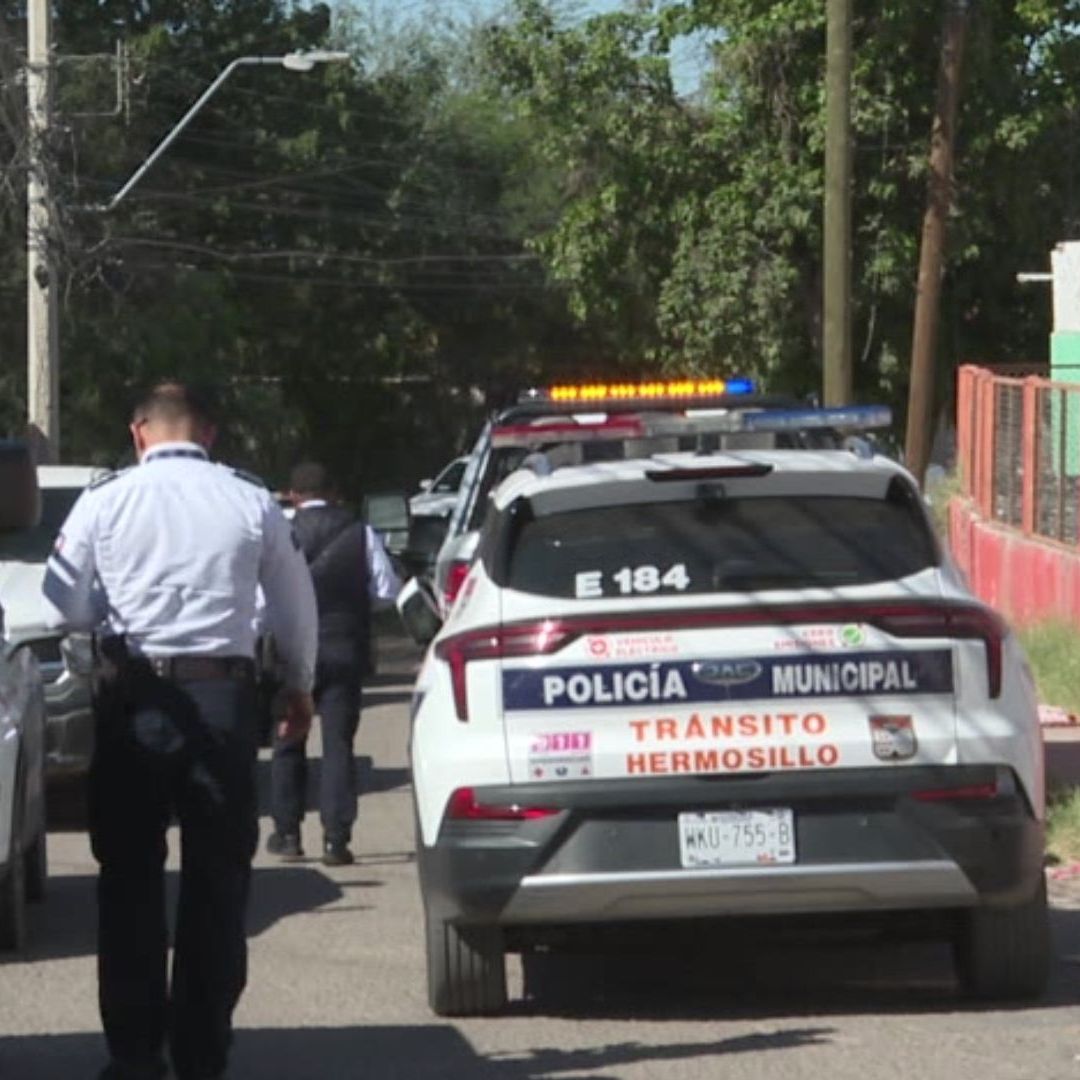 Hombre Atacó a Policía Municipal con un Cuchillo en La Matanza, en Hermosillo