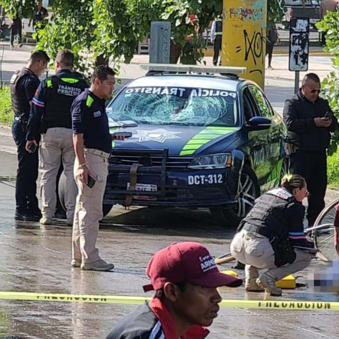 Adulto Mayor Sufre Muerte Cerebral; Fue Atropellado con su Bicicleta por Patrulla de Tránsito en Puebla